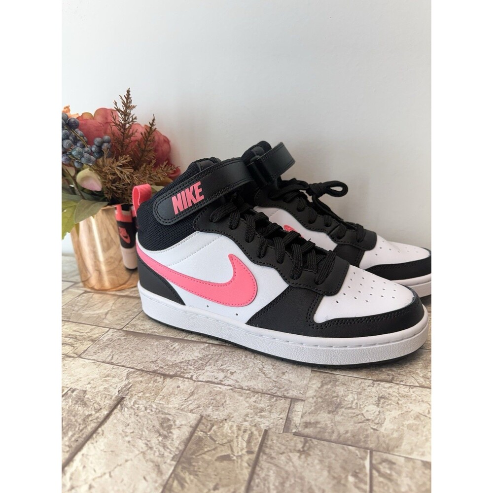 Nike Court Borough Mid 2 Basketball Shoes CD7782-005 Size 6Y/ Women 7.5 - Picture 12 of 14